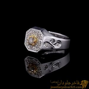 انگشتر الماس مردانه کد 13454419