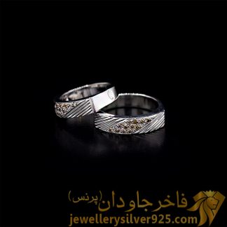 ست حلقه ازدواج الماس کد 13366219