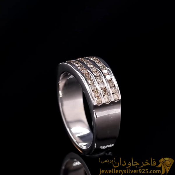 ست حلقه ازدواج الماس کد 13370619 تصویر چهارم