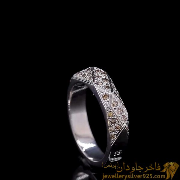 ست حلقه ازدواج الماس کد 13364019 تصویر چهارم