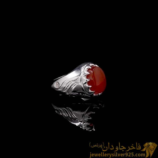 انگشتر مردانه عقیق یمن کد 13821919